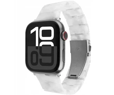 Fixed Fiksuotas dervos dirželis Apple Watch 38/40/41 mm, debesies baltos spalvos