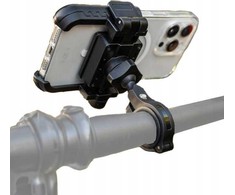 Fixed Bikee Plus | Universal holder | Hardened plastikas/Silicone pads | Juodas