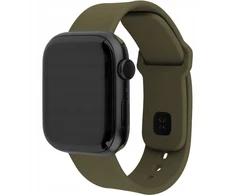 Fixed FIXED Silicone Sporty Strap Set dla Apple Watch 38/40/41 mm, oliwkowy