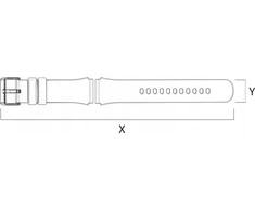 Fixed Fiksuotas | Sportiškas dirželio rinkinys Apple Watch Ultra 49mm | 180-250 mm | Baltas | Silikonas