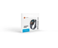 Grūdintas apsauginis stiklas FIXED, skirtas išmaniesiems laikrodžiams Xiaomi Redmi Watch 5 Active, 2 vnt. pakuotėje, permatomas
