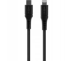 Fixed Ištaisyta | Skysto silikono kabelis USB-C/Lightning, 2m | FIXDLS-CL2-BK