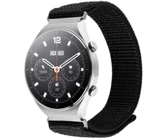 Fixed Nylonowy dirželis Nylon Sporty Strap su Quick Release 18mm do smartwatcha juoda