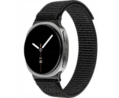 Fixed Nylonowy dirželis Nylon Sporty Strap do Samsung Galaxy Watch 9/8, juoda (FIXNST2-1622-BK)