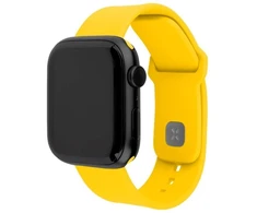 Fixed Silicone Sporty Strap Set dla Apple Watch 38/40/41 mm, geltona