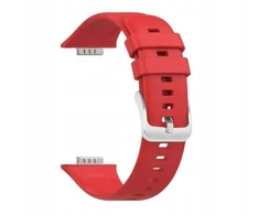 Fixed Silicone Strap do Huawei Watch FIT 3 / 4 raudona