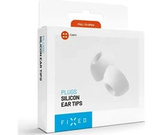 Silikoninės ausų kištukų dangtelės FIXED, skirtos Apple AirPods Pro 3, 2 rinkiniai, dydis S