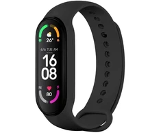 Fiksuotas silikoninis dirželis FIXED silikoninis dirželis Xiaomi Band 7 / Mi Band 6 / Mi Band 5 juodas