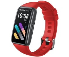 Fixed Silikonowy dirželis FIXED Silicone Strap pro Honor Band 6/7, raudona