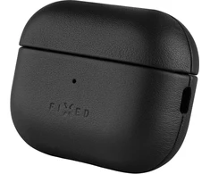 Fixed Neperdirbta oda „PodsLeather“ dėklas „Apple AirPods 3“ ausinėms – juoda