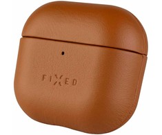 Fixed Skórzane etui PodsLeather na Apple AirPods 4 ruda