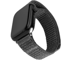 Fixed Fiksuotas | Sportiškas dirželis Apple Watch 42/44/45mm | 160-210 mm | Tamsi pilka | Nailonas