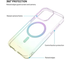 Fixed Dėklas Mag Rainbow su „MagSafe" palaikymu, skirtas „Apple iPhone 17 Pro Max"