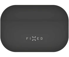 Dėklas FIXED Silky for Airpods, juodas