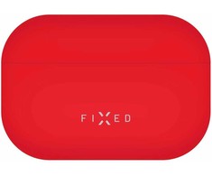 Fixed Ultracienkie silikonowe etui Silky dla Apple AirPods Pro 3 raudona