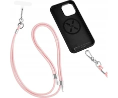 Fixed Fiksuotas Universalus dirželis mobiliesiems telefonams - universalus dirželis telefonui rožinė - Garantija Bezpieczeństwa.