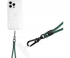 Fixed FIXED Universal Lanyard for Mobile Phones - uniwersalna smycz do telefonu žalia - Garantija bezpieczeństwa.