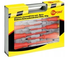Fixpoint rinkinys iš 7 atsuktuvų, 1 įtampos testeris dėkle (77113)