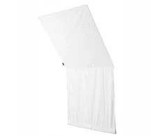 Flaga studyjna Aurora Floppy vėliavėlė 122x122cm sidabrinė/balta