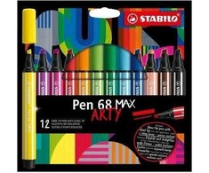 Stabilo – Pen 68 MAX Arty (12 vnt.) (204092)