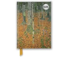 Flame Tree Publishing A5 dydžio užrašų knygelė TW Beržų miškas Gustav Klimt