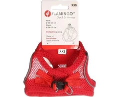 Flamingo Šuns petnešos STEP&amp;GO BENTO raudonos 22-23/24-25CM