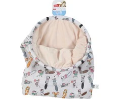 Flamingo ZOLUX katės guolio miegmaišis su katėmis ir pelėmis CHATOUILLE 45,5x58x40cm