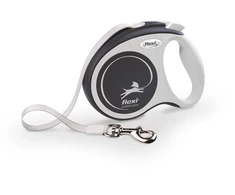 Flexi FLEXI smycz automatinė Comfort Plus XS taśma 3 m kol. pilka
