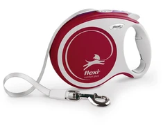Flexi FLEXI smycz automatinė Comfort Plus L taśma 8 m kol. raudona