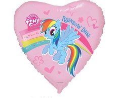 Flexmetal GoDan Balon foliowy 18" FX Pony su tęczš B201689 09171