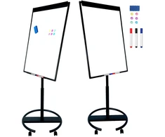 MOZOS TM71-BK magnetinė mobilioji apverčiamoji lenta 70x100cm