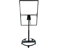 MOZOS TM71-BK magnetinė mobilioji apverčiamoji lenta 70x100cm