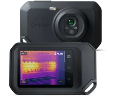 FLIR One C8 thermal imaging camera Juodas 320 x 240 pikselių Built-in display LCD