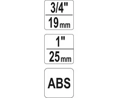 Flo GW 3/4" jungiamoji dėžutė, 30 vnt. (89018)