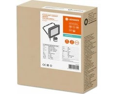 Ledvance 50W LED prožektorius su judesio davikliu, 4000K, IP65, juodas