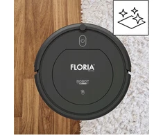 Robot sprzątający Floria Valymo robotas Automatinis dulkių siurblys Belaidis HEPA+ Pultas 100M2