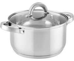 Florina Nerūdijančio plieno puodas su dangčiu Florina Claude 26 cm 7,25 l