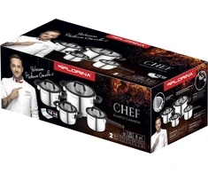 Florina Nerūdijančio plieno puodų rinkinys Florina Chef, Mateusz Gessler 1,8 l ir 2,5 l ir 3,5 l ir 6 l