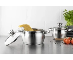 Florina Puodas ze stali nierdzewnej na indukcję Florina Oliver 24 cm 5 l