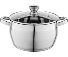 Florina Puodas ze stali nierdzewnej na indukcję Florina Oliver 24 cm 5 l