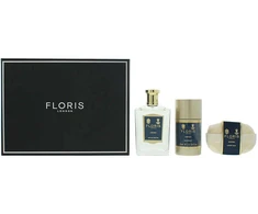„Floris Of London“ rinkinys: „Cefiro“ tualetinis vanduo unisex, 100 ml + „Cefiro“ kvapnus muilas, 100 g + „Cefiro“ antiperspirantas-dezodorantas unisex, 75 g