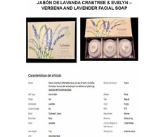 Drėkinamojo muilo plytelių rinkinys „Crabtree &amp; Evelyn Lavander“, trio, 3 vnt., 85 g