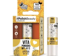 Floslek Vege Lip Care Vita vegan lūpų dažai Vitaminai AEC 4,1g