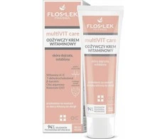 „Floslek multiVIT care“ maitinamasis vitaminų kremas brandžiai ir nusilpusiai odai, 50 ml