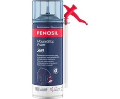 Penosil MouseStop Foam 299 šiaudelinės sandarinimo putos su kenkėjus ir peles atbaidančiais priedais, 365 ml