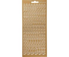 Focus Focus Stickers Gold Letters Design 1