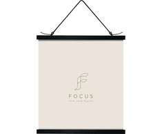 Focus Poster Hanger Magnetic Juodas 51cm