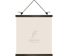 Nuotraukų rėmelis Focus Poster Hanger Magnetic Walnut 31cm