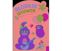 „Foksal“ spalvinkite ir pieškite mielus tinginius 95018