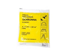 Folia LDPE dažymo plėvelė 4 * 5 m, storio (storis: apie 20 mikronų)